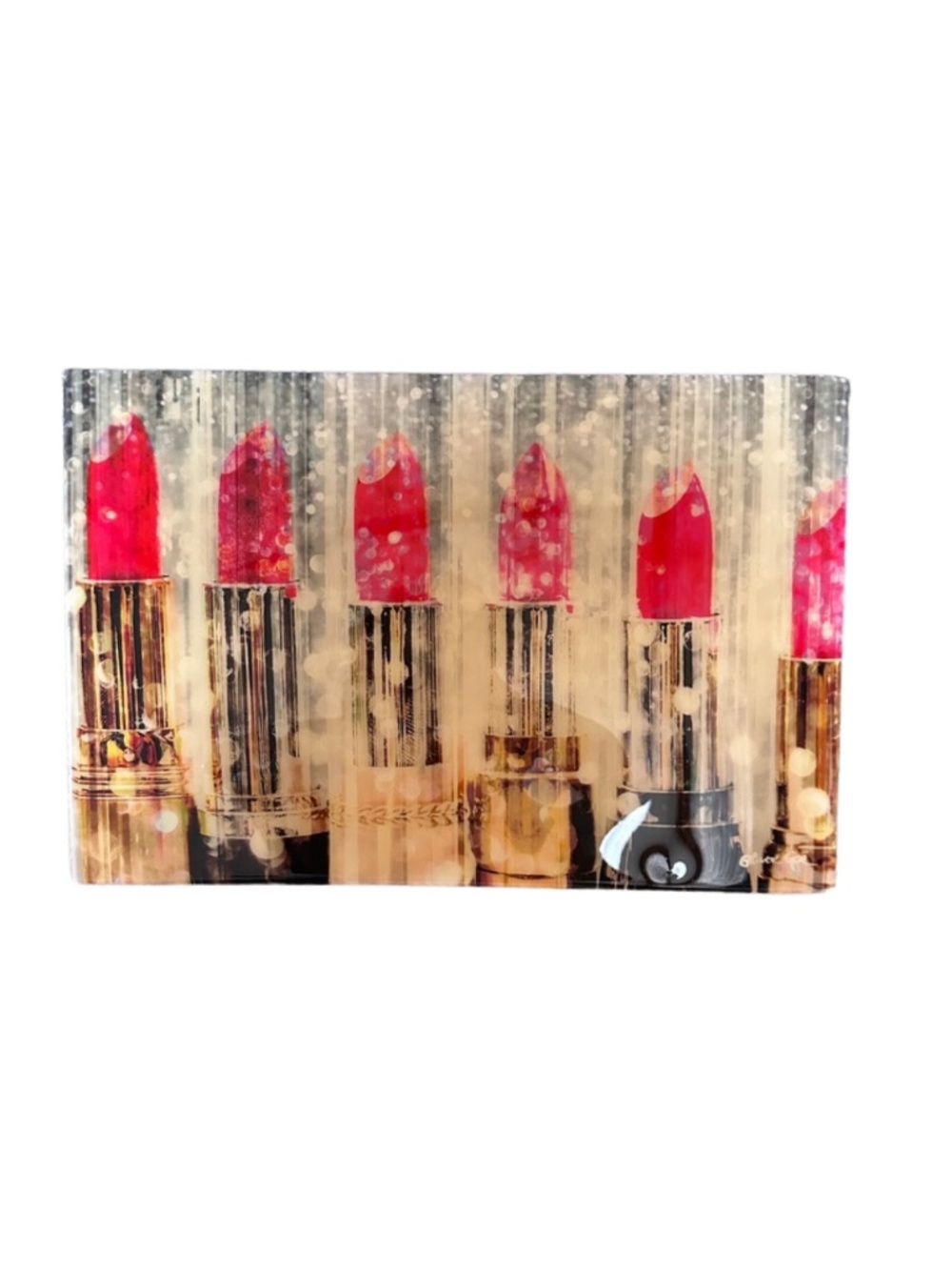 NEW The Oliver Gal Artist Co. Lipstick Collection Canvas Wall Art 16 x 24 Inches